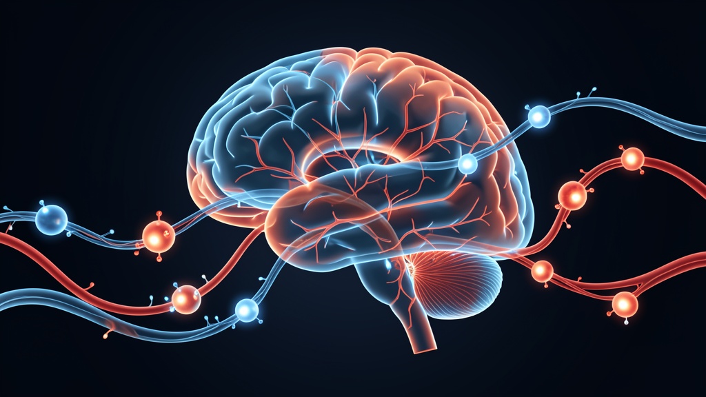 Blood-brain connection visualization